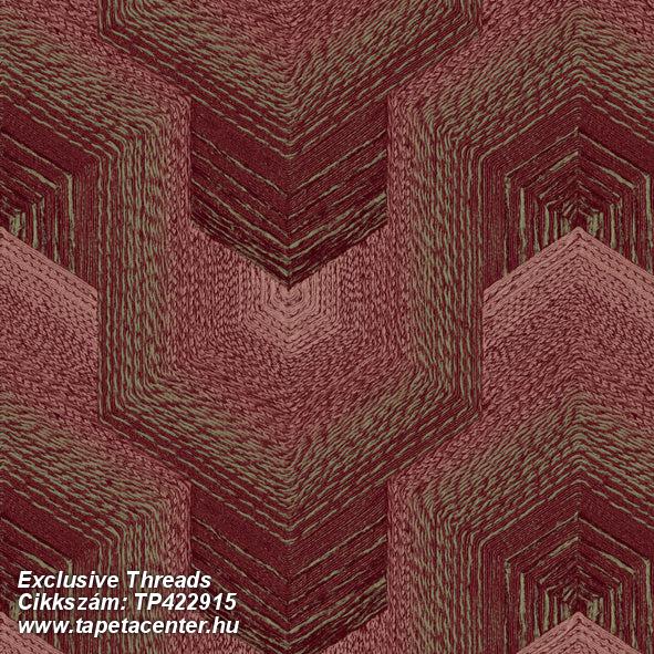 Egyszínű,geometriai mintás,textil hatású,barna,narancs-terrakotta,lemosható,vlies tapéta 